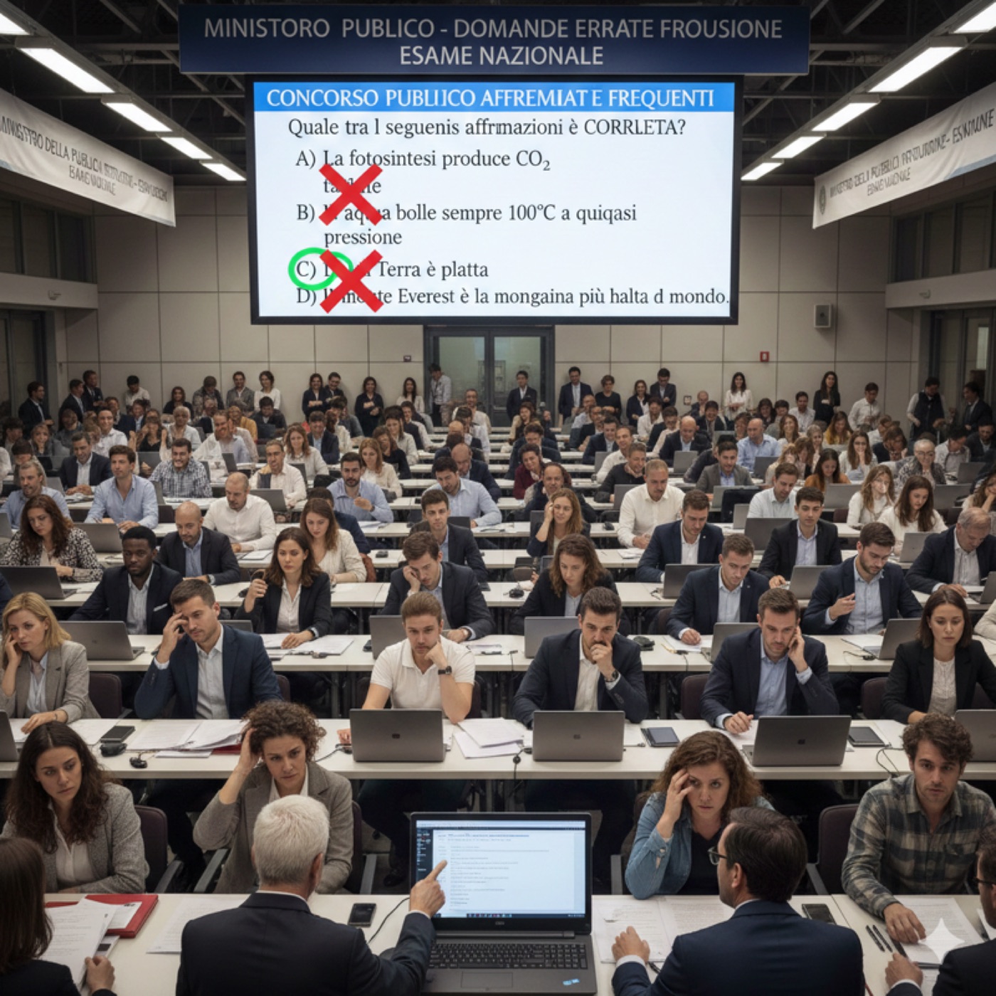 Concorso pubblico: esclusione per domande errate o ambigue
